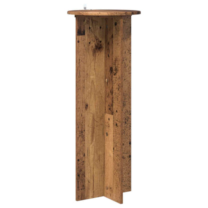 vidaXL Plant Stand 2 pcs Old Wood Ø40 x 100 cm Engineered Wood 5