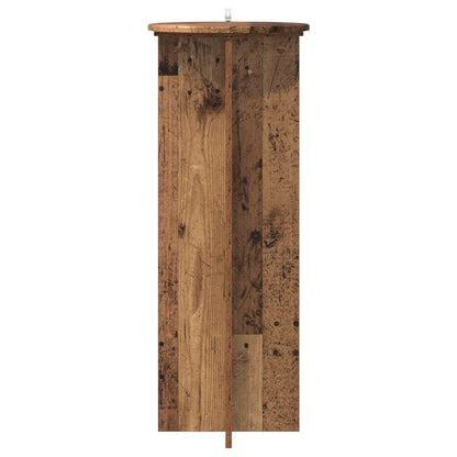 vidaXL Plant Stand 2 pcs Old Wood Ø40 x 100 cm Engineered Wood 6