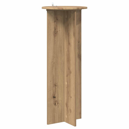 vidaXL Plant Stand 2 pcs Artisan Oak Ø40 x 100 cm Engineered Wood 6
