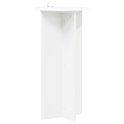 vidaXL Plant Stand 2 pcs White Ø40 x 80 cm Engineered Wood 5