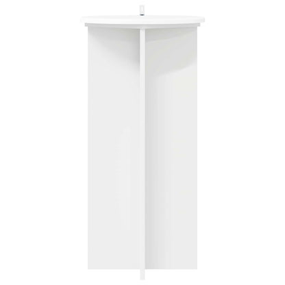 vidaXL Plant Stand 2 pcs White Ø40 x 80 cm Engineered Wood 6