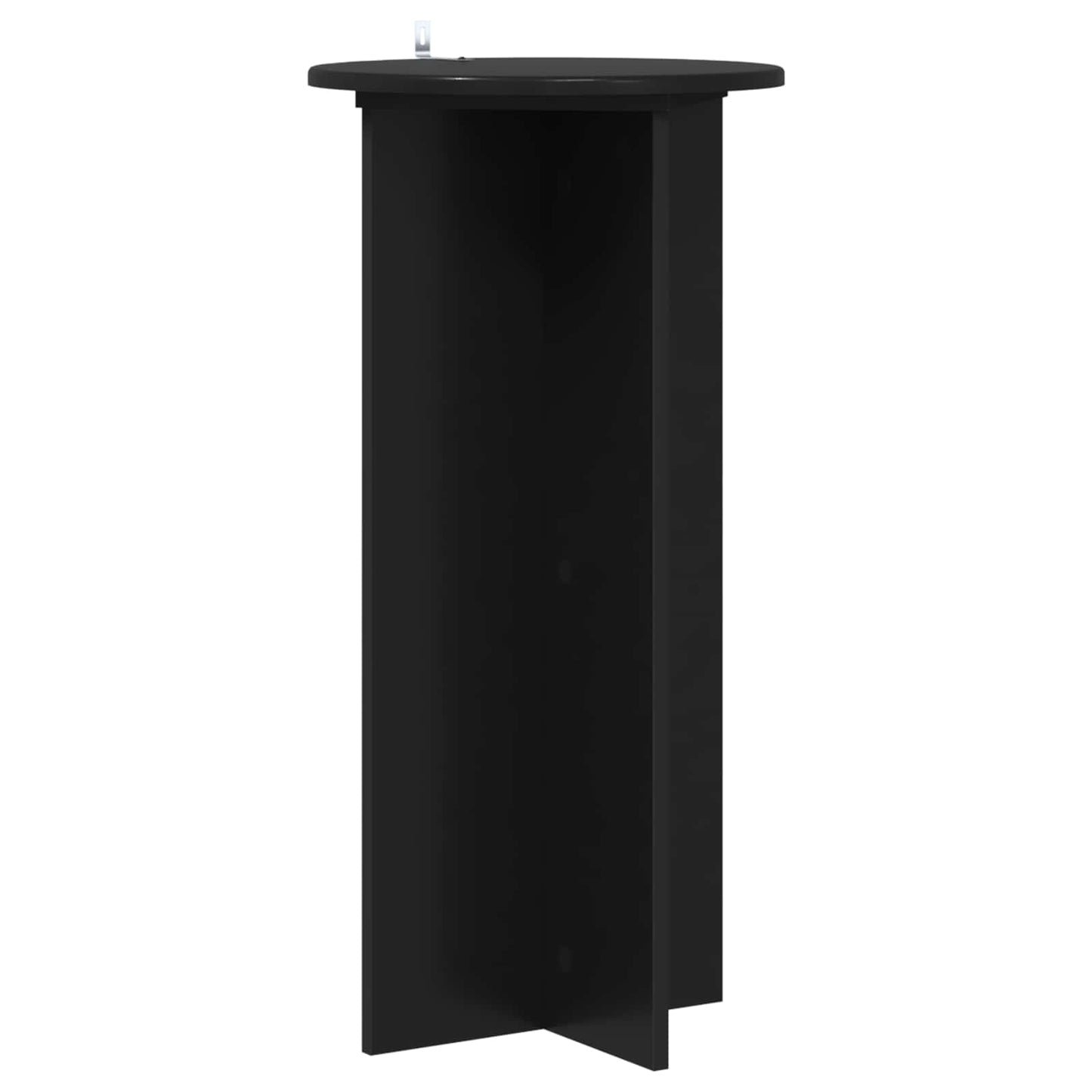 vidaXL Plant Stand 2 pcs Black 40 x 40 x 80 cm Engineered Wood 5