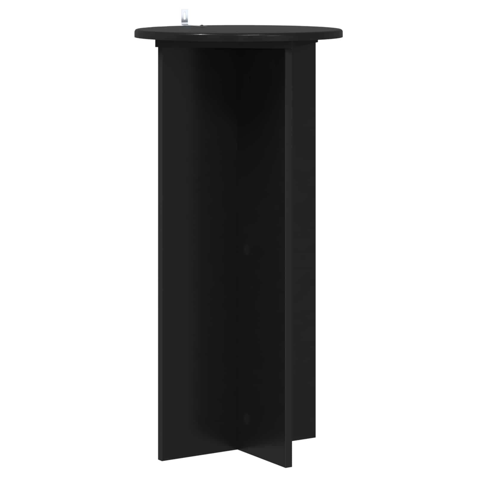vidaXL Plant Stand 2 pcs Black 40 x 40 x 80 cm Engineered Wood 5
