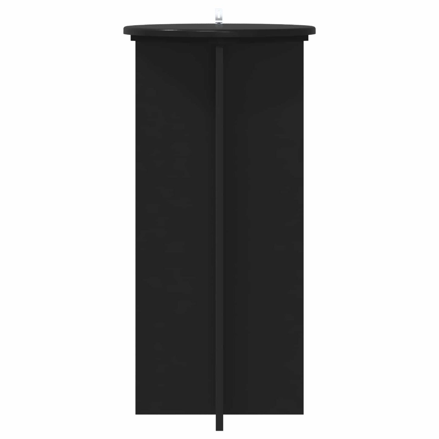 vidaXL Plant Stand 2 pcs Black 40 x 40 x 80 cm Engineered Wood 6