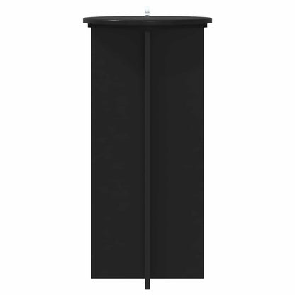 vidaXL Plant Stand 2 pcs Black 40 x 40 x 80 cm Engineered Wood 6