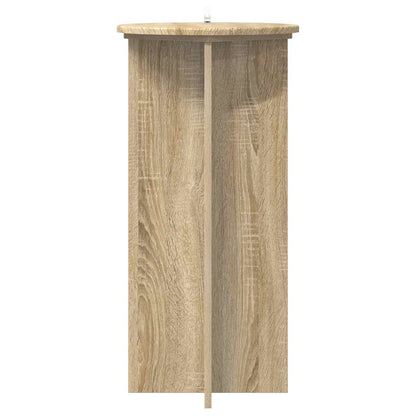 vidaXL Plant Stand 2 pcs Sonoma Oak 40 x 40 x 80 cm Engineered Wood 6