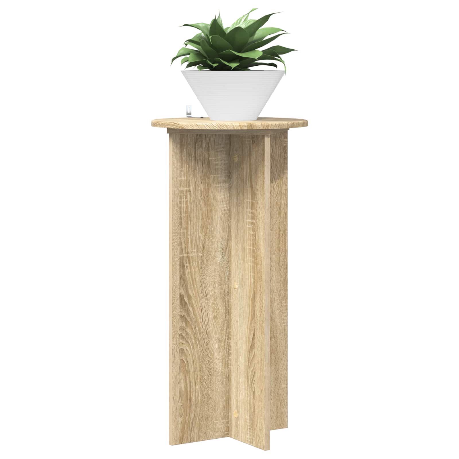 vidaXL Plant Stand 2 pcs Sonoma Oak 40 x 40 x 80 cm Engineered Wood 3
