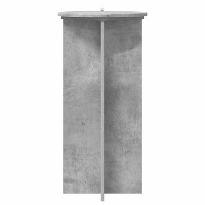 vidaXL Plant Stand 2 pcs Concrete Grey 40 x 40 x 80 cm Engineered Wood 6
