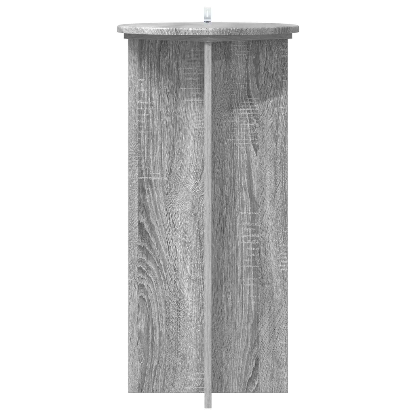 vidaXL Plant Stand 2 pcs Grey Sonoma 40 x 40 x 80 cm Engineered Wood 6