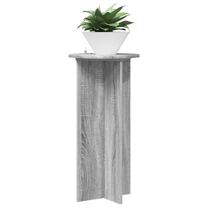 vidaXL Plant Stand 2 pcs Grey Sonoma 40 x 40 x 80 cm Engineered Wood 3