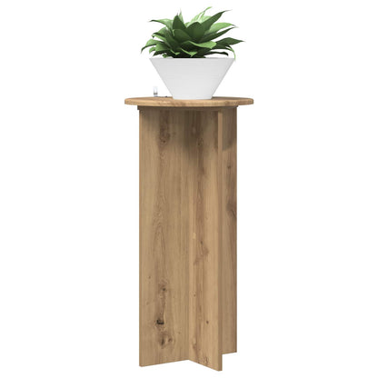 vidaXL Plant Stand 2 pcs Artisan Oak 40 x 40 x 80 cm Engineered Wood 3