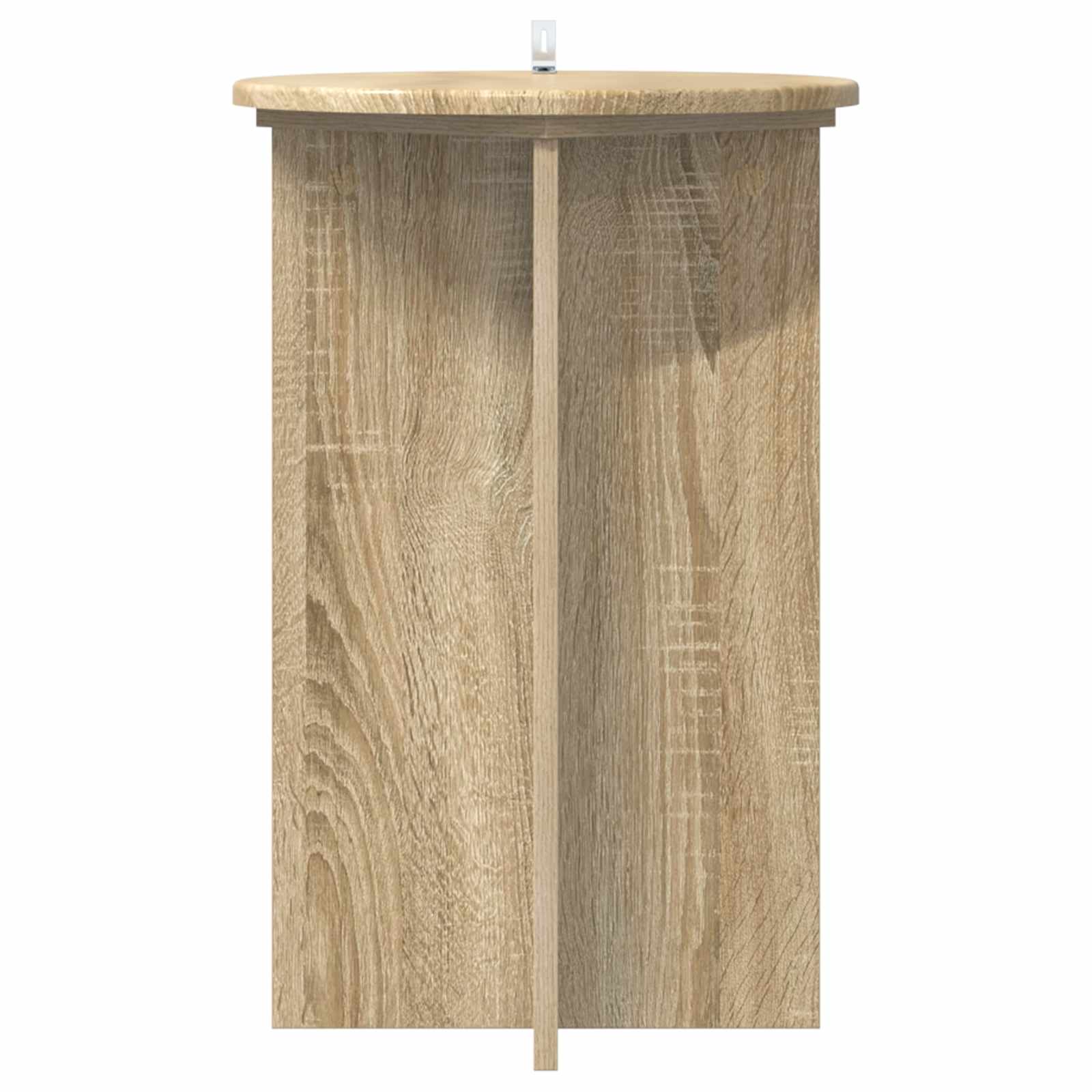 vidaXL Plant Stand 2 pcs Sonoma Oak Ø40 x 60 cm Engineered Wood 6