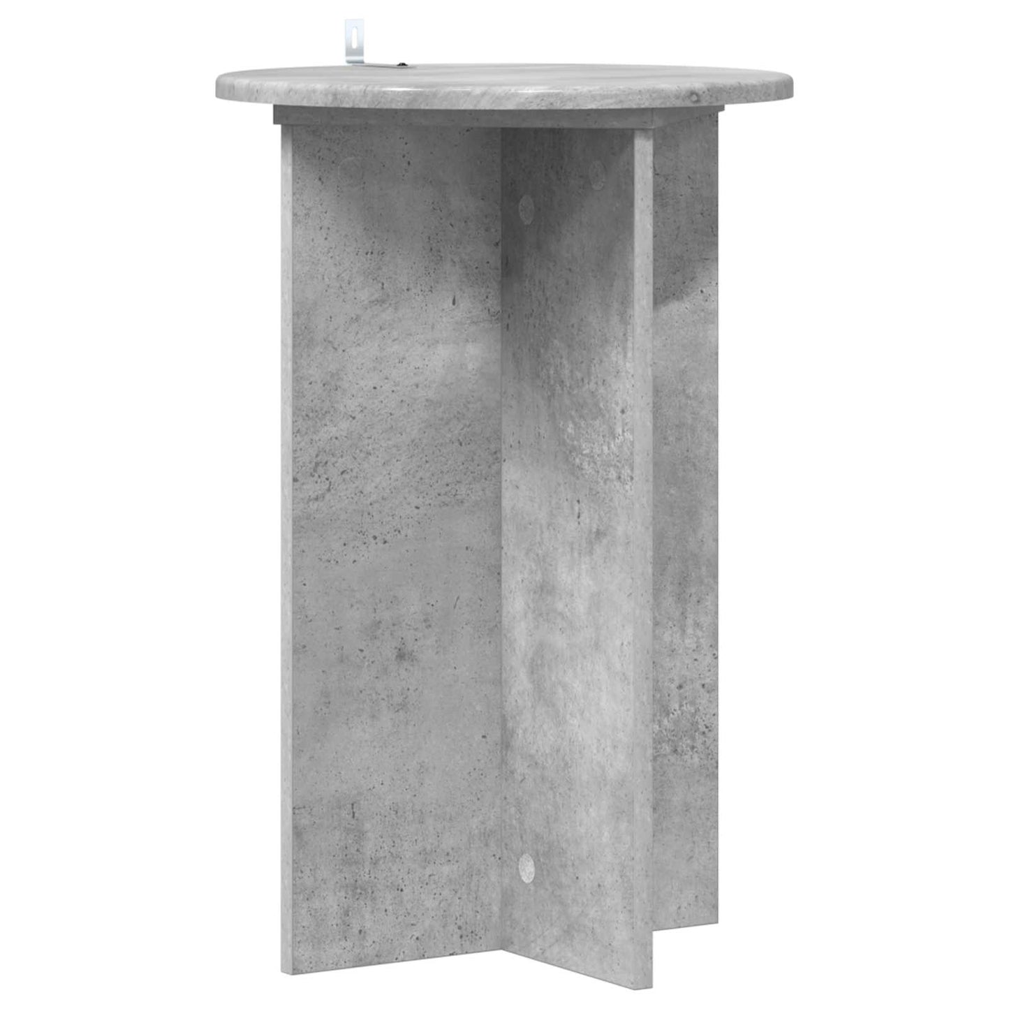 vidaXL Plant Stand 2 pcs Concrete Grey Ø40 x 60 cm Engineered Wood 5