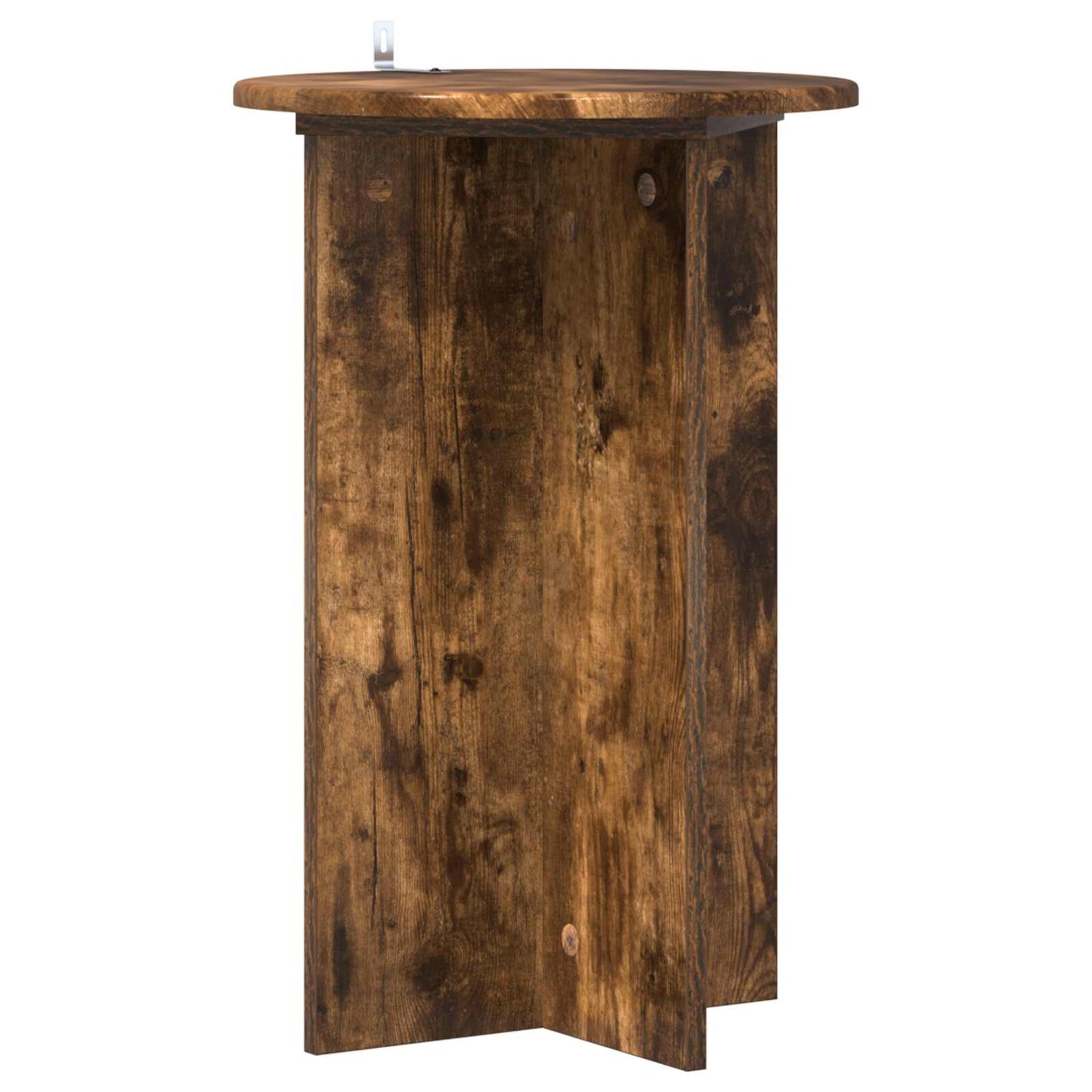 vidaXL Plant Stand 2 pcs Smoked Oak Ø40 x 60 cm Engineered Wood 5