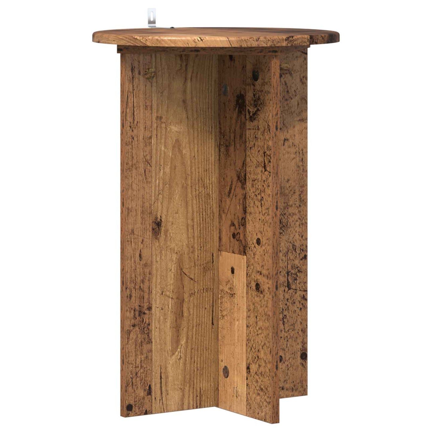 vidaXL Plant Stand 2 pcs Old Wood Ø40 x 60 cm Engineered Wood 5