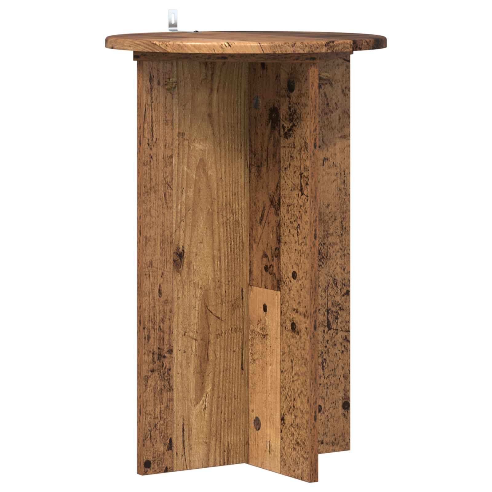 vidaXL Plant Stand 2 pcs Old Wood Ø40 x 60 cm Engineered Wood 5