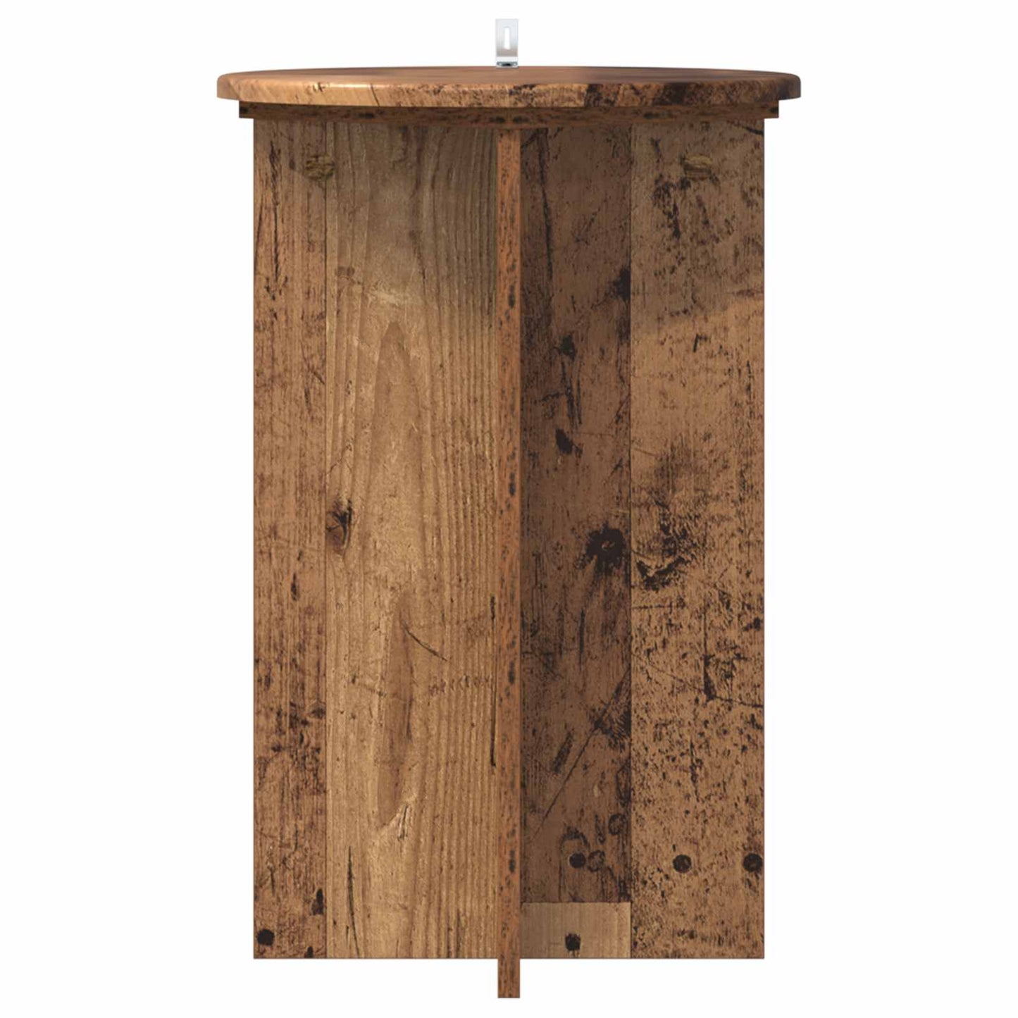 vidaXL Plant Stand 2 pcs Old Wood Ø40 x 60 cm Engineered Wood 6