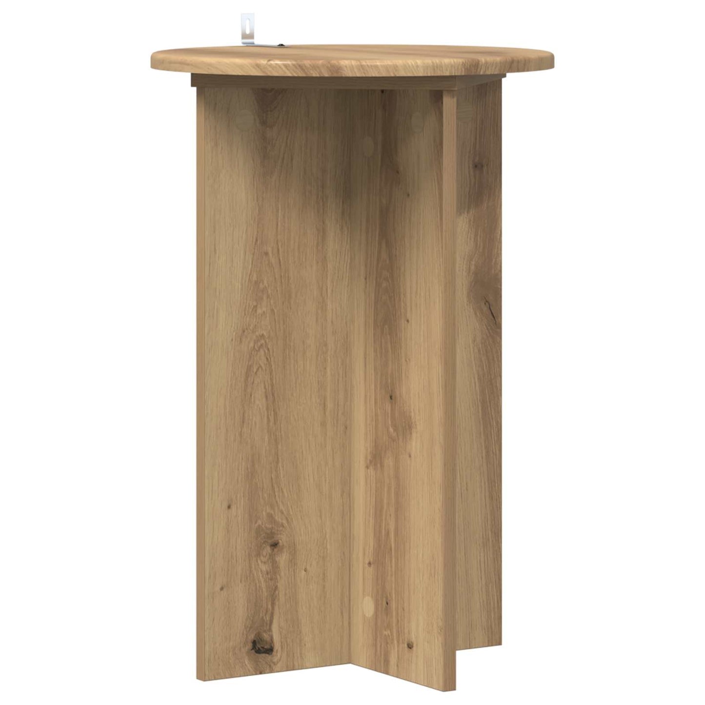 vidaXL Plant Stand 2 pcs Artisan Oak Ø40 x 60 cm Engineered Wood 5