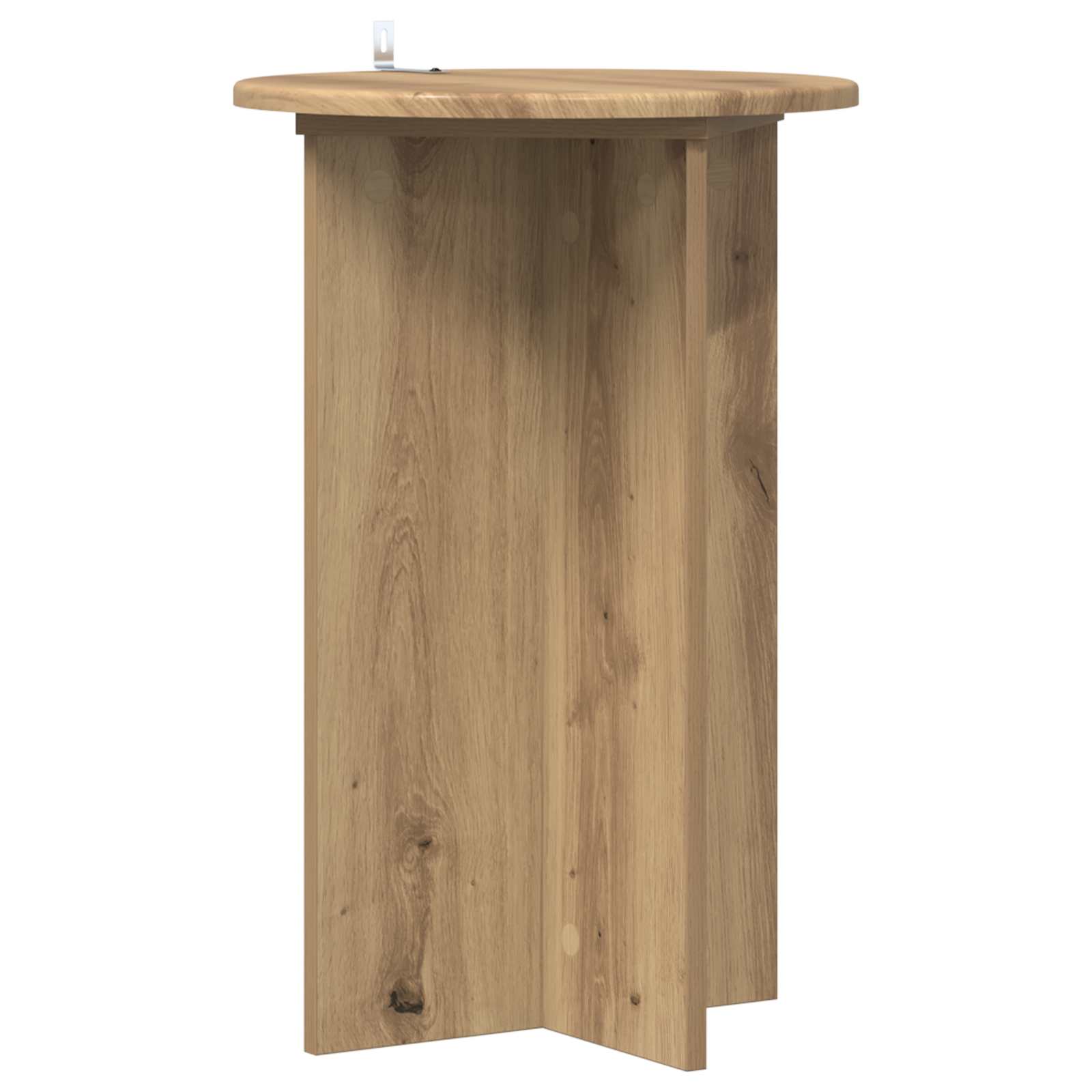 vidaXL Plant Stand 2 pcs Artisan Oak Ø40 x 60 cm Engineered Wood 5