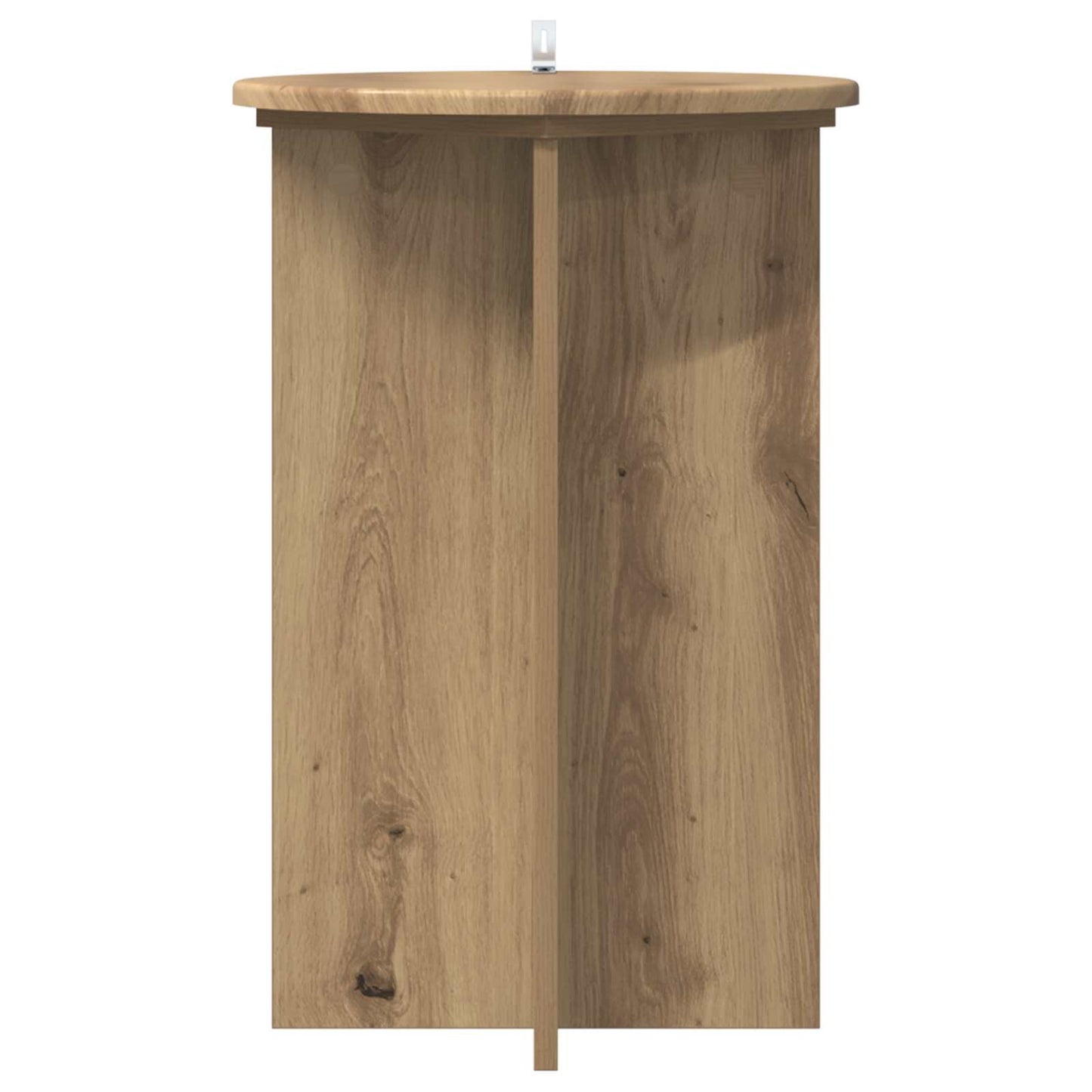 vidaXL Plant Stand 2 pcs Artisan Oak Ø40 x 60 cm Engineered Wood 6