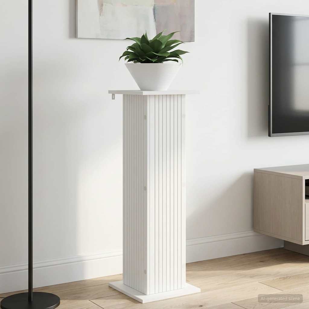vidaXL Plant Stand White 30.5 x 30 x 100.5 cm Engineered Wood 4