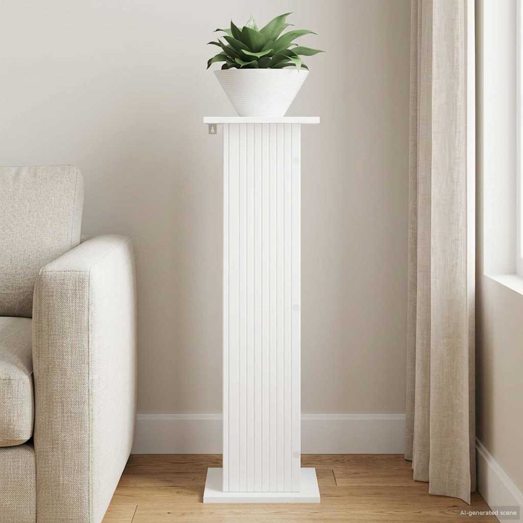 vidaXL Plant Stand White 30.5 x 30 x 100.5 cm Engineered Wood 1