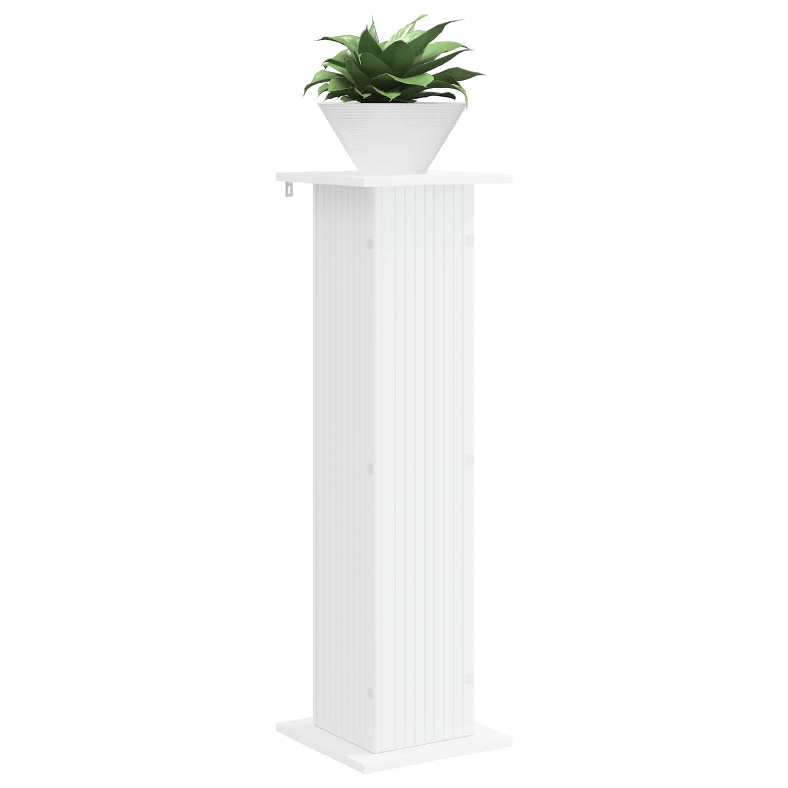 vidaXL Plant Stand White 30.5 x 30 x 100.5 cm Engineered Wood 3