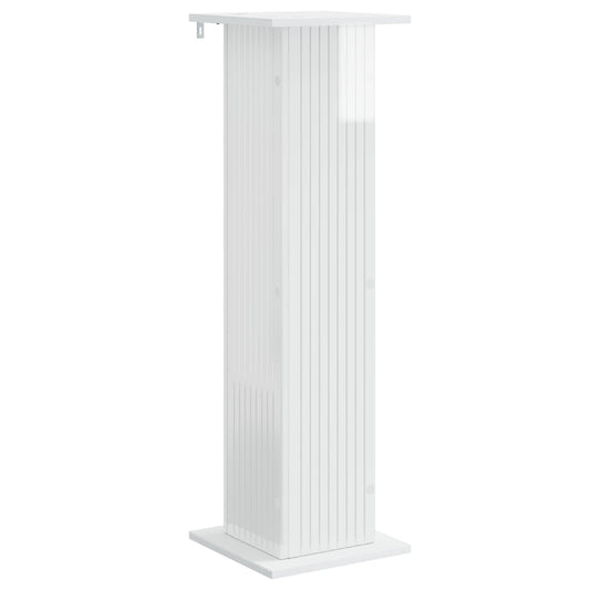 vidaXL Plant Stand High Gloss White 30.5 x 30 x 100.5 cm 2