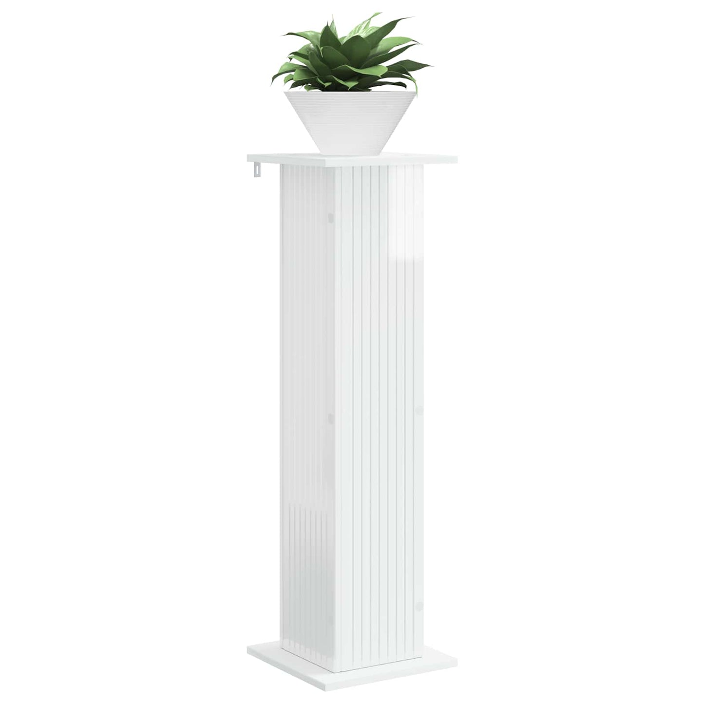 vidaXL Plant Stand High Gloss White 30.5 x 30 x 100.5 cm 3