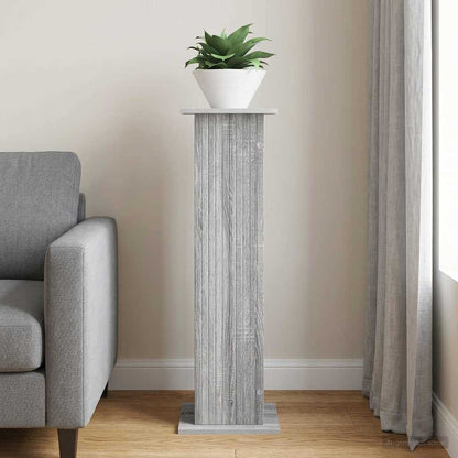 vidaXL Plant Stand Grey Sonoma 30.5 x 30 x 100.5 cm Engineered Wood 1