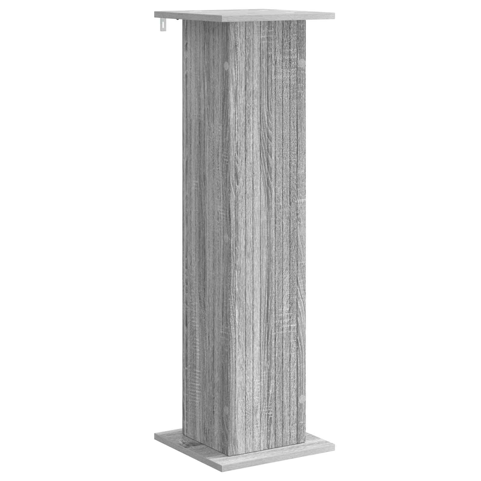 vidaXL Plant Stand Grey Sonoma 30.5 x 30 x 100.5 cm Engineered Wood 2