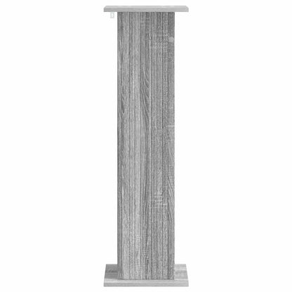 vidaXL Plant Stand Grey Sonoma 30.5 x 30 x 100.5 cm Engineered Wood 5