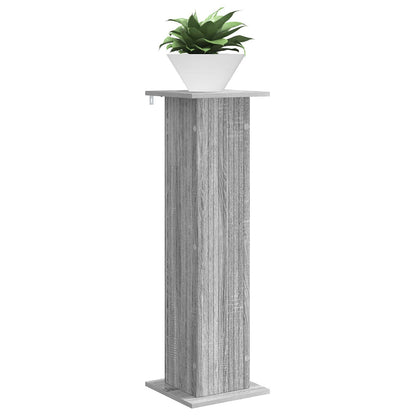 vidaXL Plant Stand Grey Sonoma 30.5 x 30 x 100.5 cm Engineered Wood 3