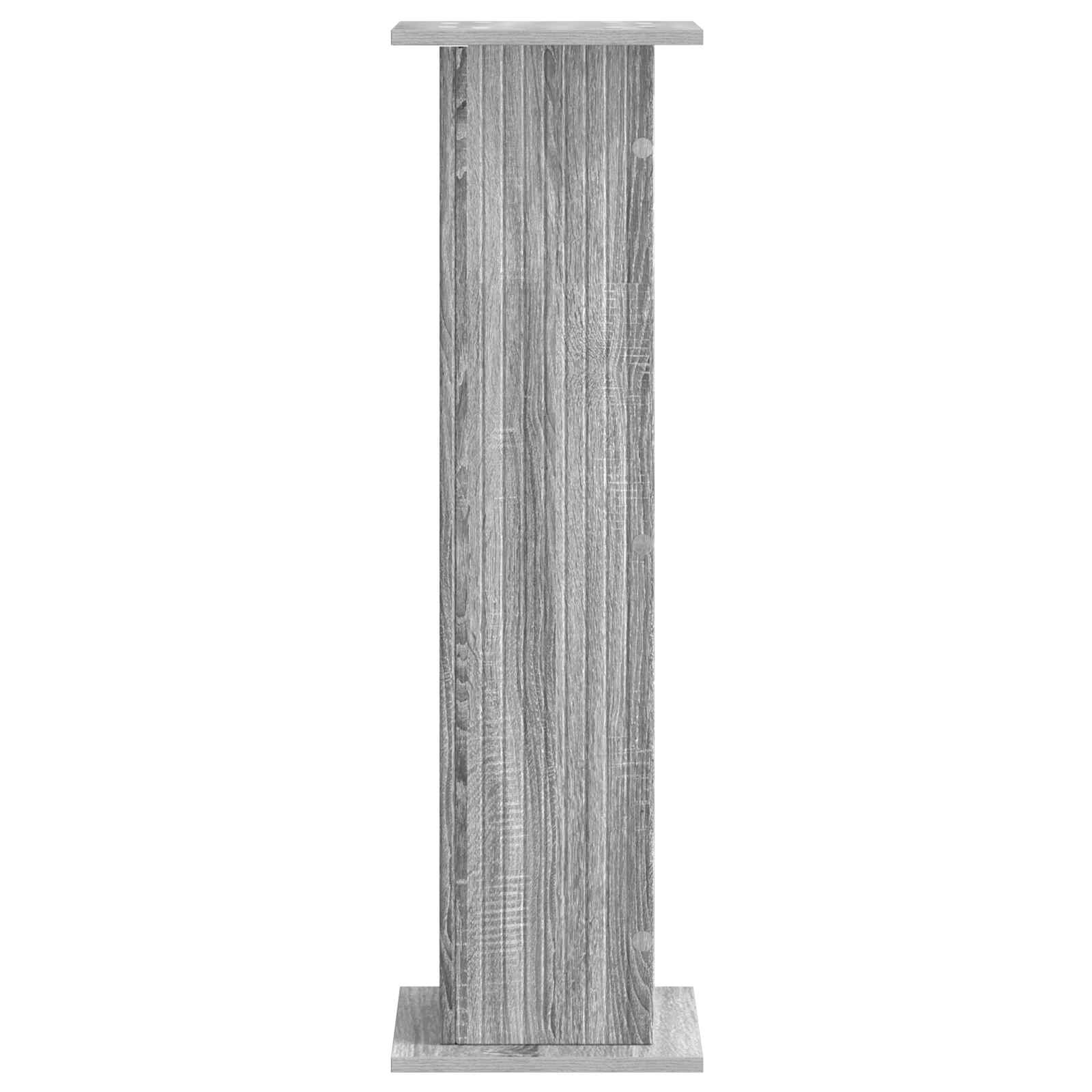 vidaXL Plant Stand Grey Sonoma 30.5 x 30 x 100.5 cm Engineered Wood 6