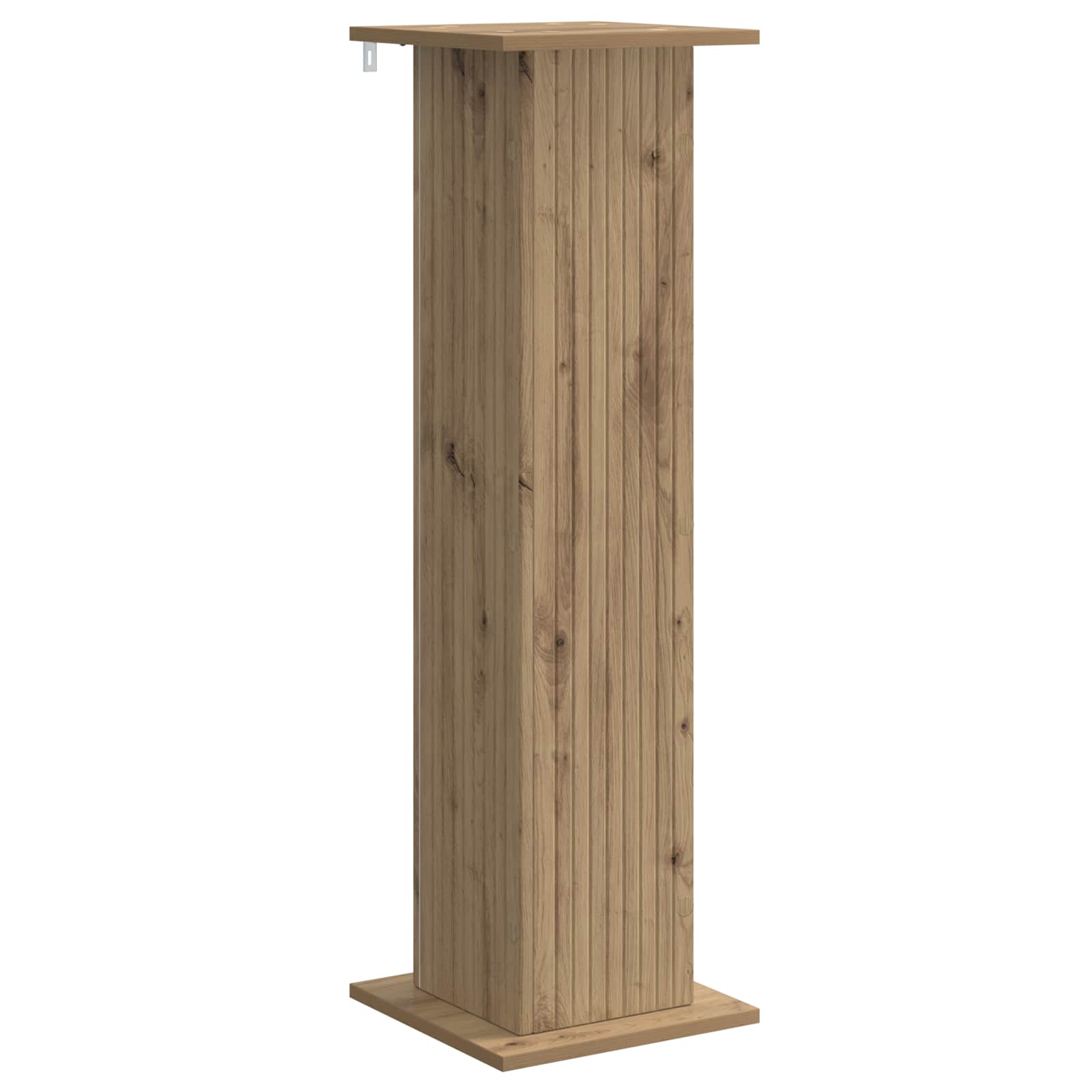 vidaXL Plant Stand Artisan Oak 30.5 x 30 x 100.5 cm Engineered Wood 2