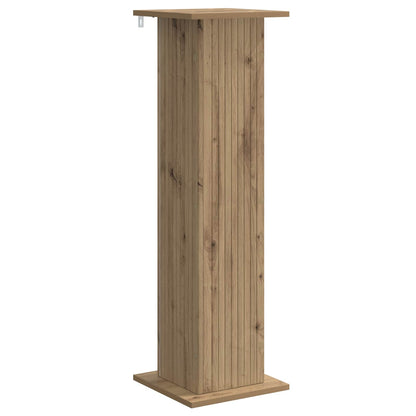 vidaXL Plant Stand Artisan Oak 30.5 x 30 x 100.5 cm Engineered Wood 2