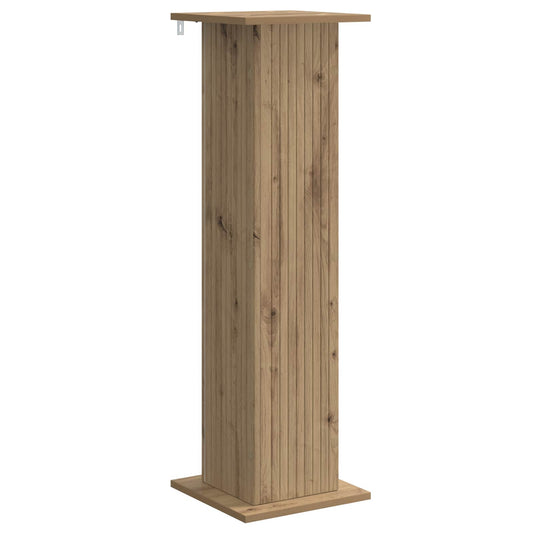 vidaXL Plant Stand Artisan Oak 30.5 x 30 x 100.5 cm Engineered Wood 2
