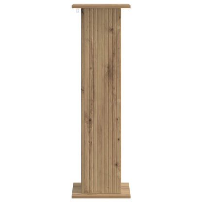 vidaXL Plant Stand Artisan Oak 30.5 x 30 x 100.5 cm Engineered Wood 5
