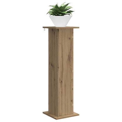 vidaXL Plant Stand Artisan Oak 30.5 x 30 x 100.5 cm Engineered Wood 3