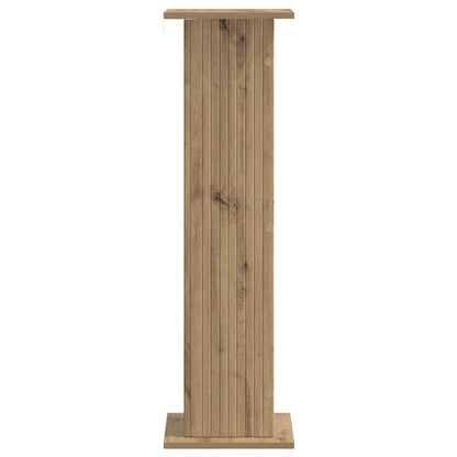 vidaXL Plant Stand Artisan Oak 30.5 x 30 x 100.5 cm Engineered Wood 6