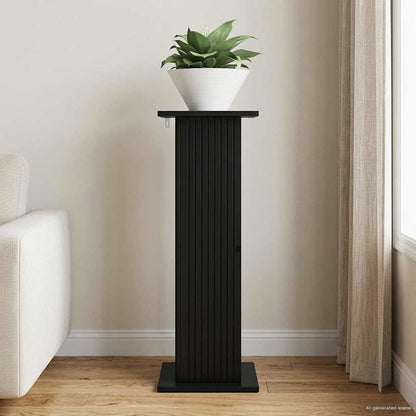 vidaXL Plant Stand Black 30.5 x 30 x 80.5 cm Engineered Wood 4