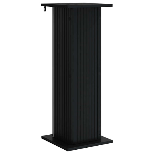 vidaXL Plant Stand Black 30.5 x 30 x 80.5 cm Engineered Wood 2