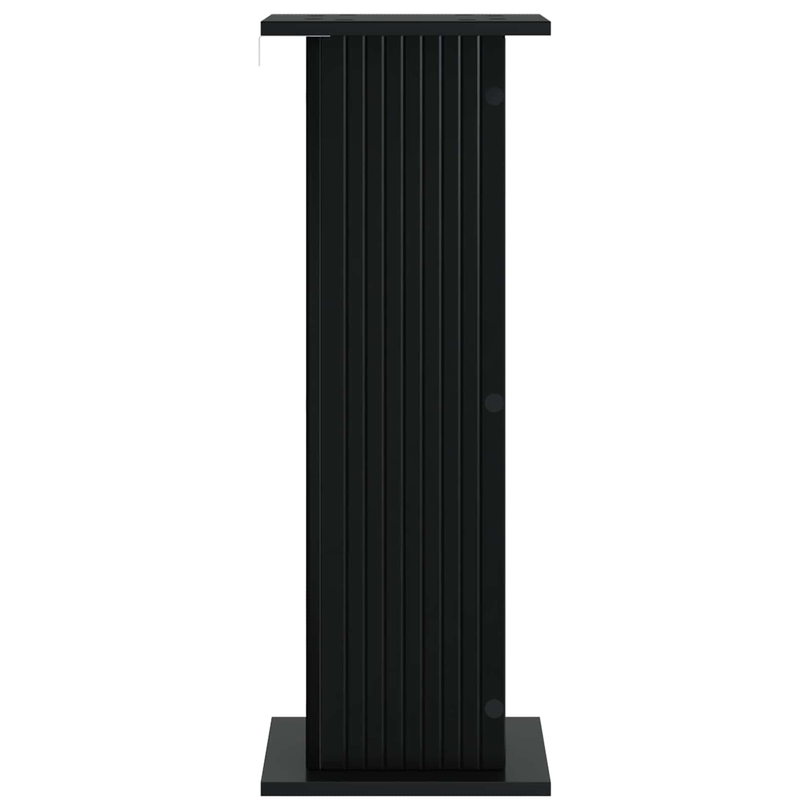 vidaXL Plant Stand Black 30.5 x 30 x 80.5 cm Engineered Wood 6