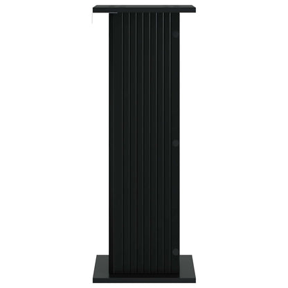 vidaXL Plant Stand Black 30.5 x 30 x 80.5 cm Engineered Wood 6
