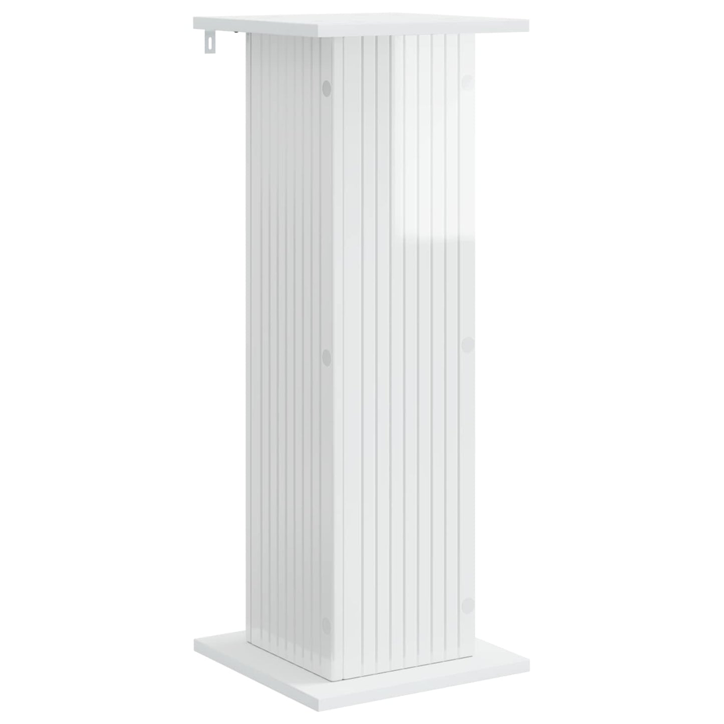 vidaXL Plant Stand High Gloss White 30.5 x 30 x 80.5 cm 2