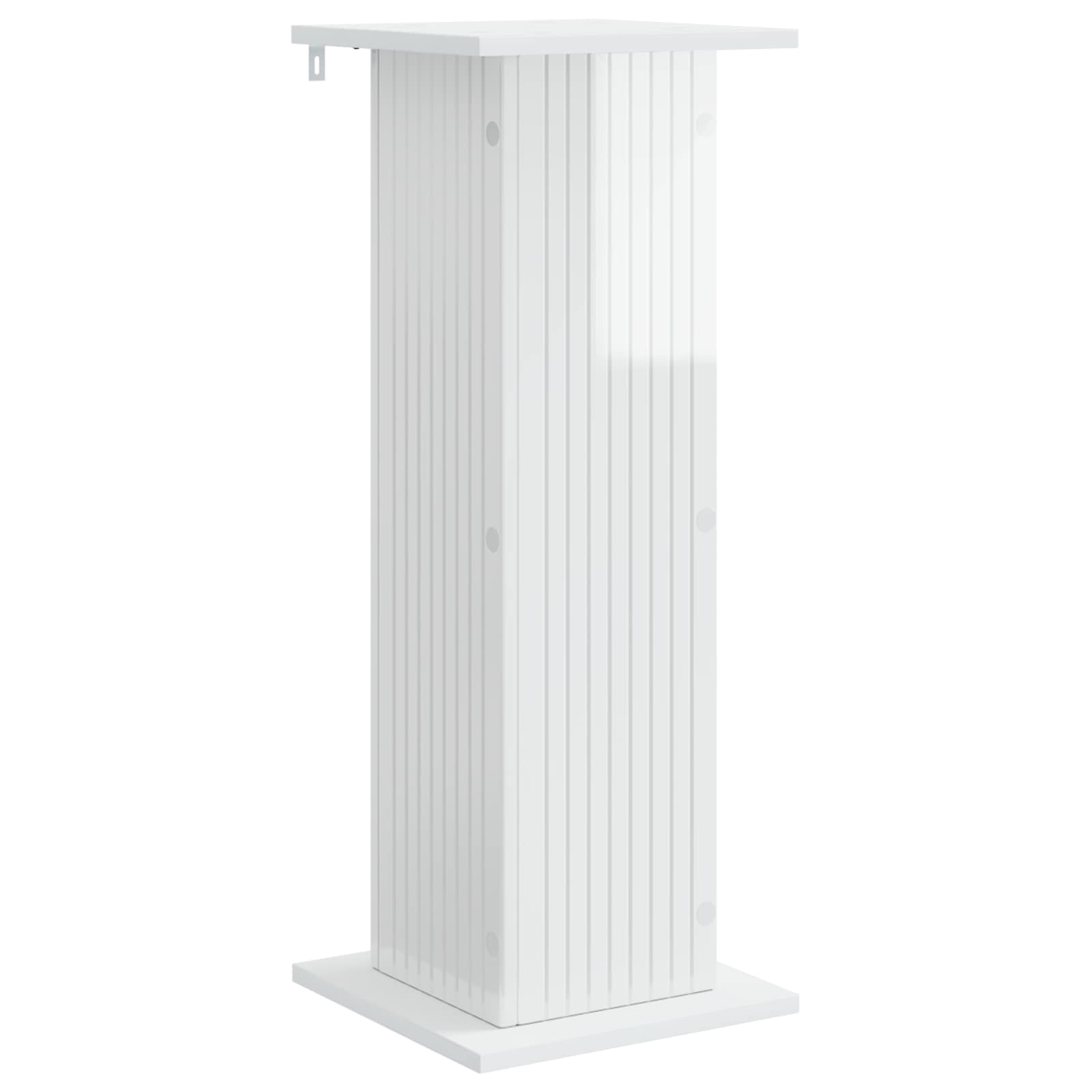 vidaXL Plant Stand High Gloss White 30.5 x 30 x 80.5 cm 2