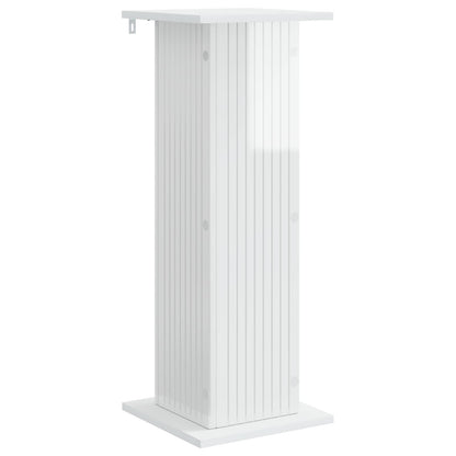 vidaXL Plant Stand High Gloss White 30.5 x 30 x 80.5 cm 2