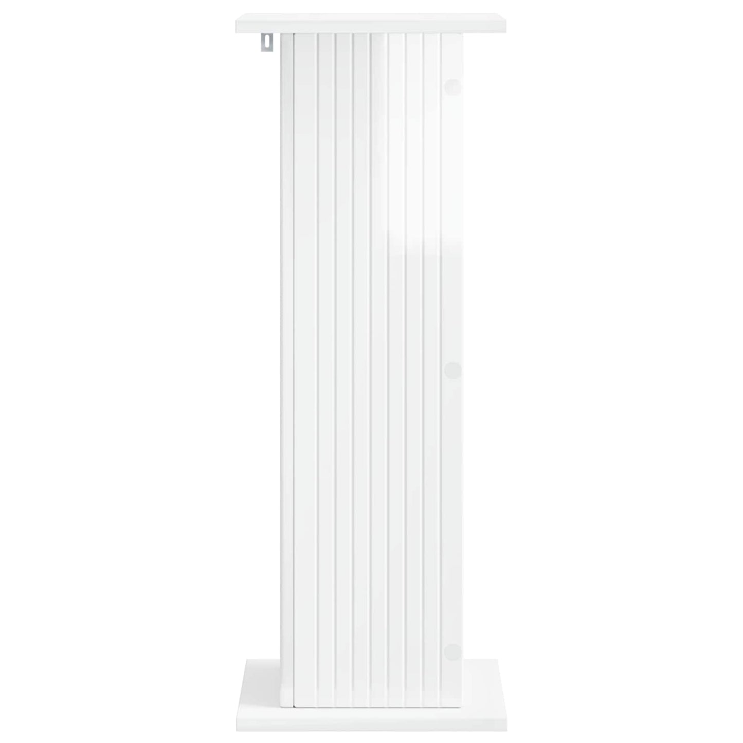 vidaXL Plant Stand High Gloss White 30.5 x 30 x 80.5 cm 5