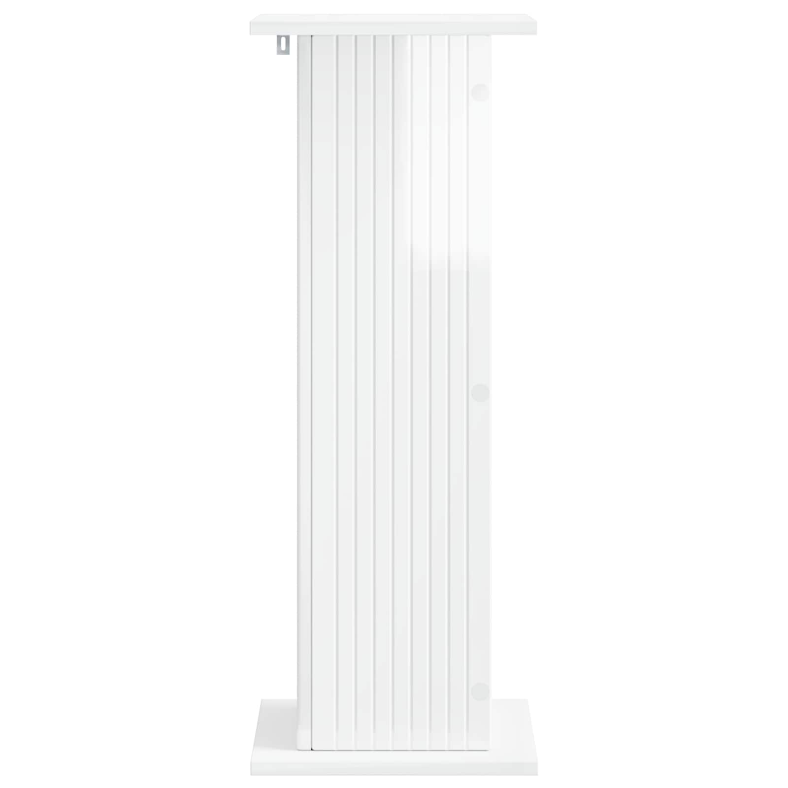 vidaXL Plant Stand High Gloss White 30.5 x 30 x 80.5 cm 5