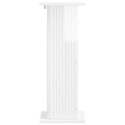 vidaXL Plant Stand High Gloss White 30.5 x 30 x 80.5 cm 5
